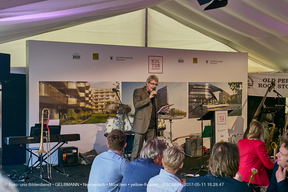 11. Mai 2017 - Grundsteinlegung für die LOGE und dem Kulturquadrat in Neuperlach